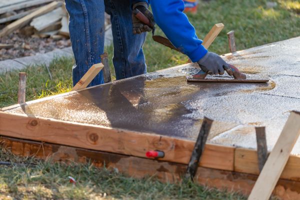 Patio Slab Construction in Vallejo