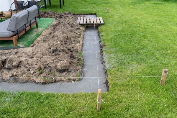 Cement Footer Installation in Vallejo