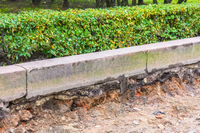 Cement Edging Installation