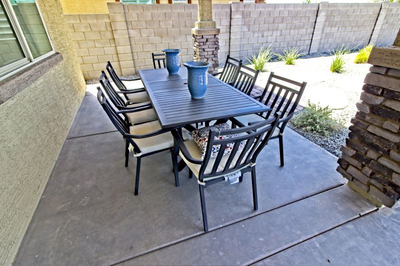 Concrete Patio Installation detail